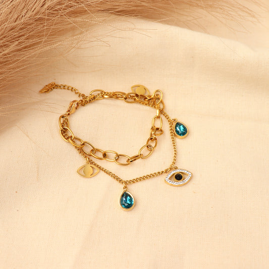 Evil eye bracelet